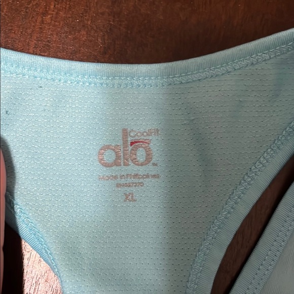 Alo Light Blue Tank Top - Picture 5 of 5